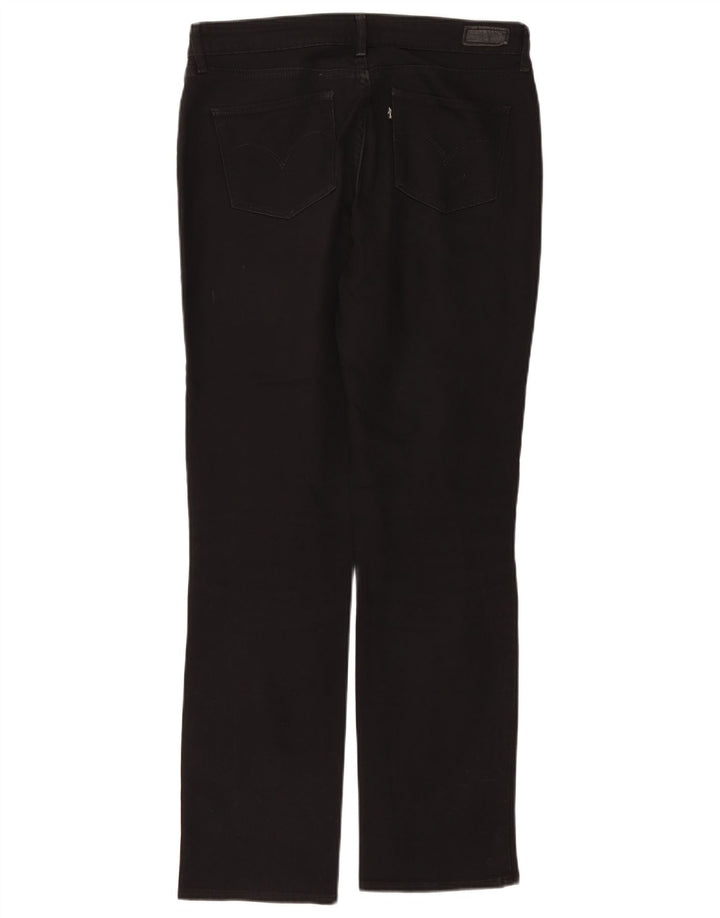 Γυναικείο ίσιο casual παντελόνι Levi's W34 L31 μαύρο