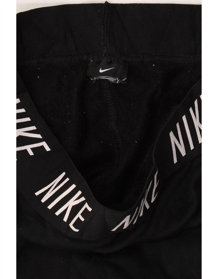 NIKE Womens Graphic Leggings UK 12 Medium  Black Polyester Vintage Nike and Second-Hand Nike from Messina Hembry 