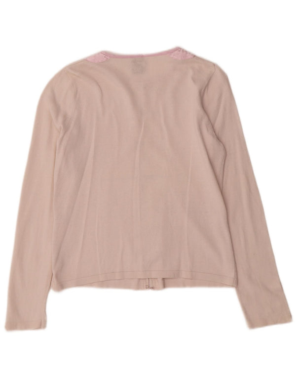 Γυναικείο πουλόβερ Gap Crop Cardigan UK 12 Βαμβακερό μεσαίο ροζ χρώμα