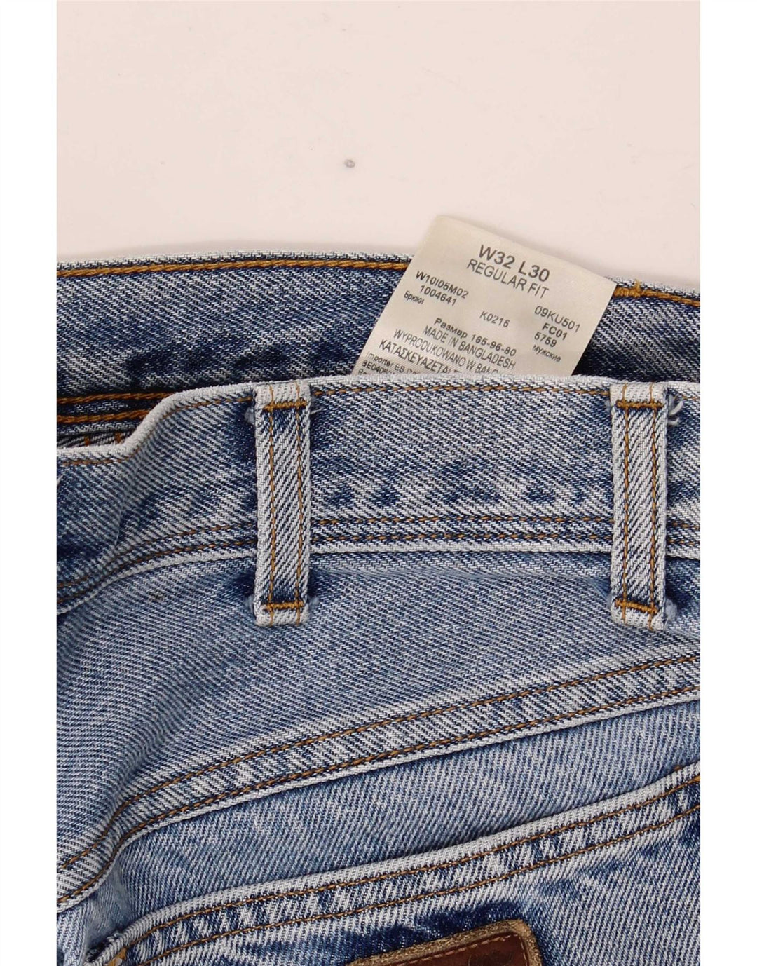 Ανδρικό τζιν ίσιο Wrangler Regular Fit W32 L30 Μπλε βαμβακερό