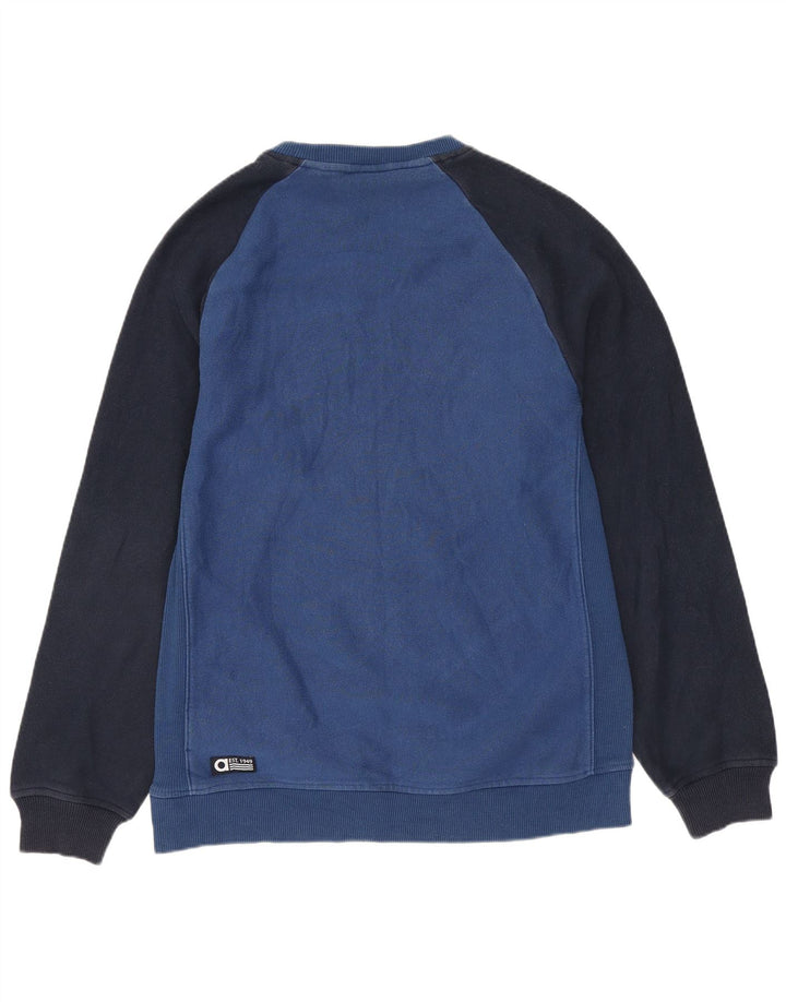 Γραφικό φούτερ Adidas Boys Jumper 13-14 ετών Μπλε χρώματος βαμβακερό