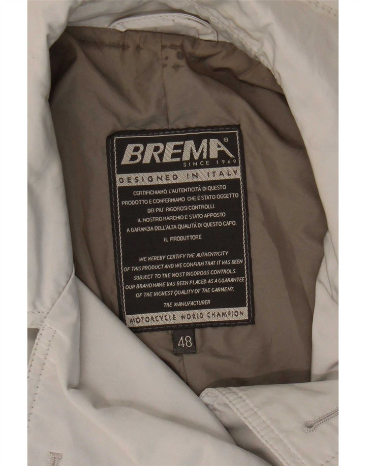 Brema Γυναικείο Κοντό Παλτό μπιζελιού IT 48 XL Γκρι νάιλον