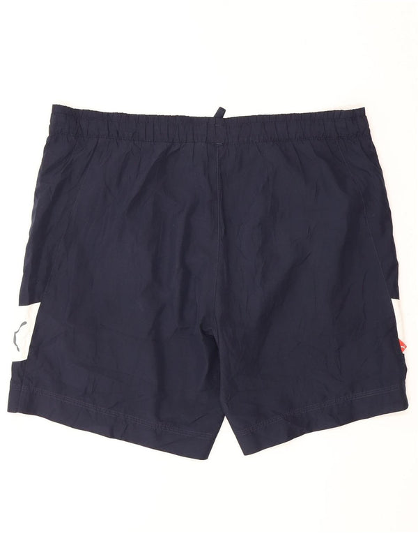 Ανδρικό αθλητικό σορτς Puma, μεσαίο μπλε ναυτικό, πολυεστέρας