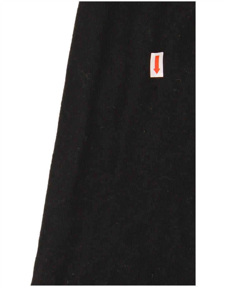Γυναικείο πουλόβερ Benetton Crew Neck Jumper IT 50 XL Μαύρο Μάλλινο