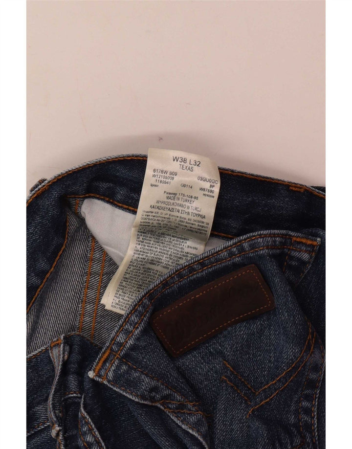 Wrangler Ανδρικό Texas Straight Jeans W38 L32 Μπλε βαμβακερό
