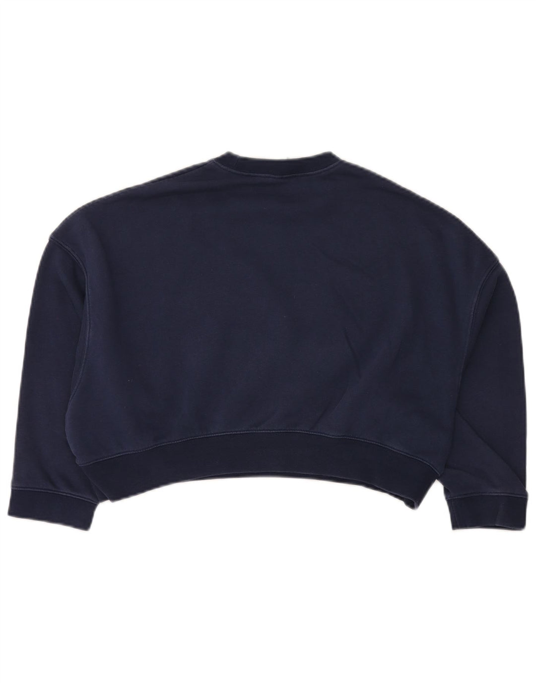 NIKE Girls Crop Oversized Φούτερ Jumper 10-11 ετών Medium Navy Blue