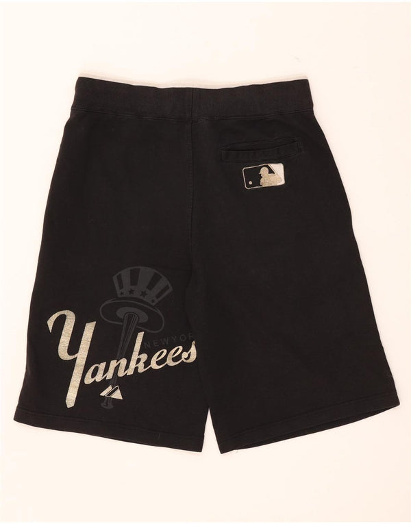 Majestic Ανδρικό γραφικό αθλητικό σορτς New York Yankees Μικρό μαύρο βαμβακερό