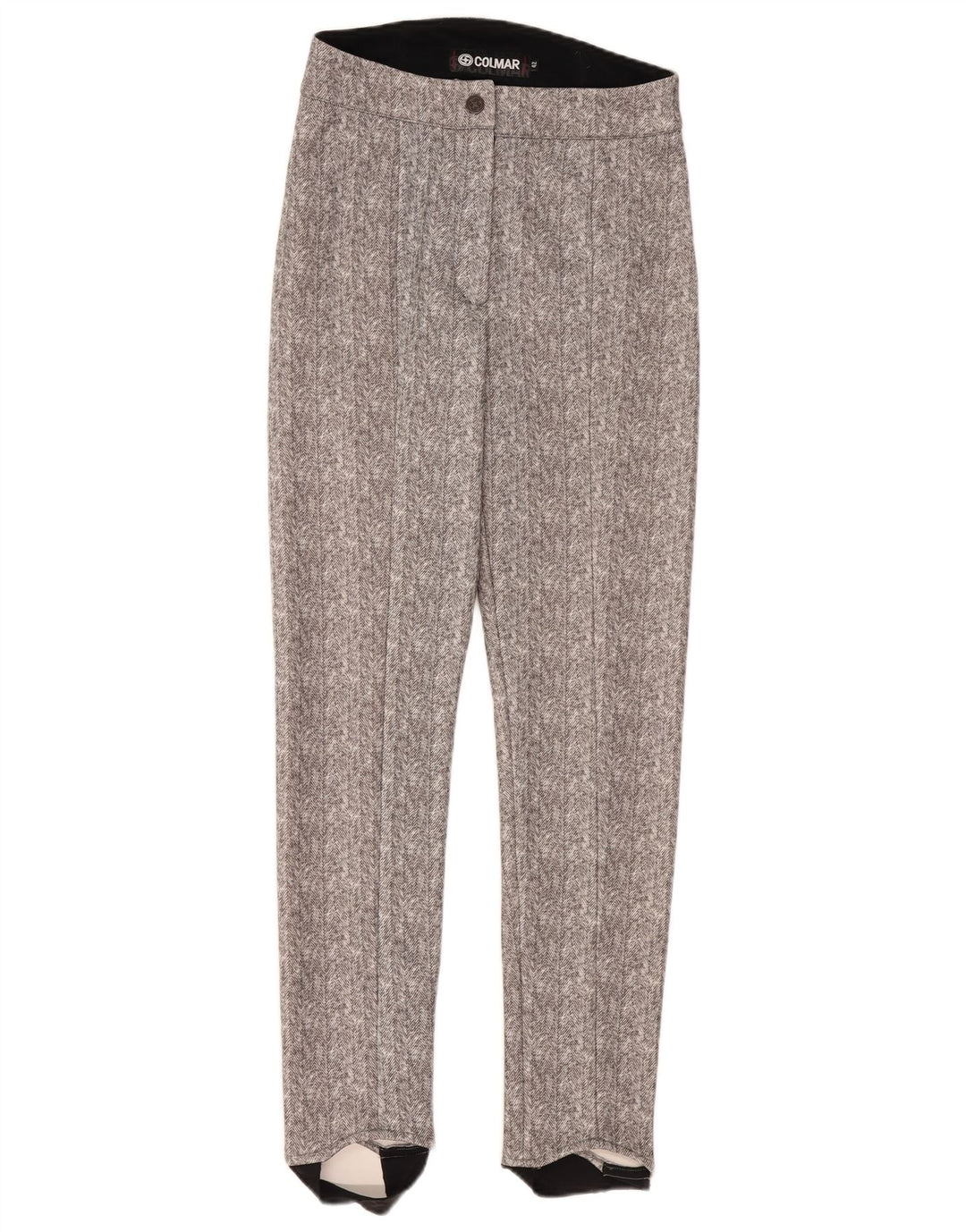 Colmar Γυναικείο Stirrup Casual Παντελόνι IT 42 Medium W30 L30 Grey Ψαροκόκκαλο