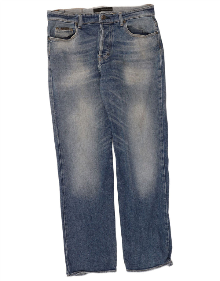 Ανδρικό τζιν ίσιο Calvin Klein W34 L31 Μπλε