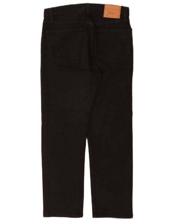 Levi's Womens 501 Straight Jeans W27 L26 Μαύρο βαμβακερό
