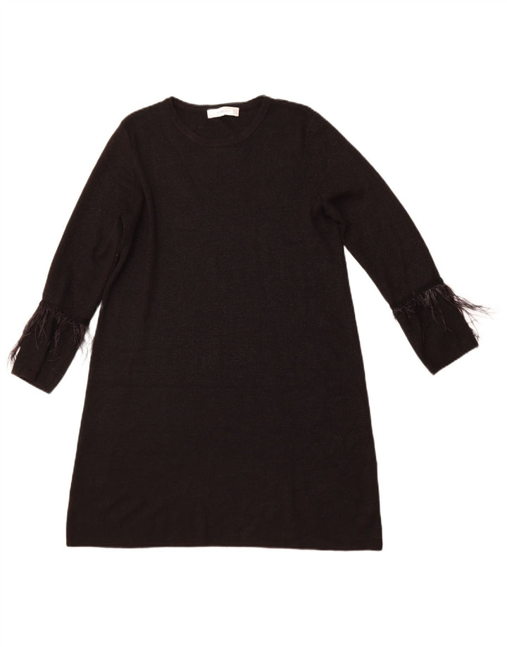 Γυναικείο φόρεμα 3/4 με μανίκια ZARA UK 10 Small Black