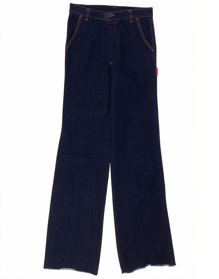 Vintage Γυναικείο Bootcut Jeans W30 L33 Navy Blue Cotton