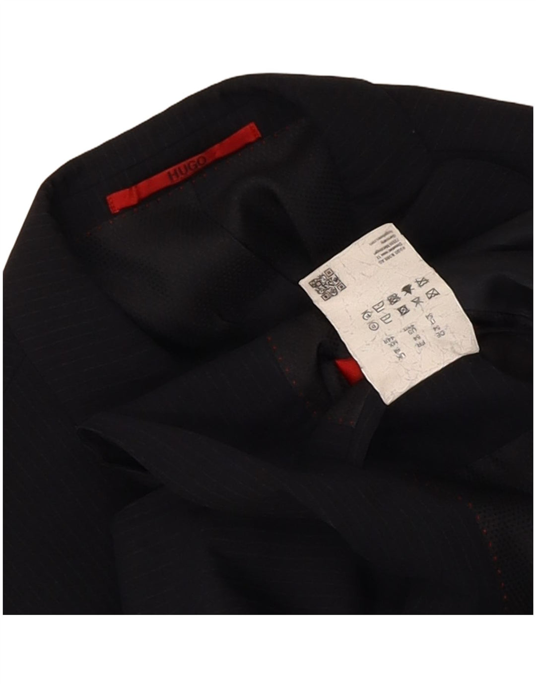 Ανδρικό σακάκι σακάκι Hugo Boss UK 54 2XL Navy Blue Pinstripe