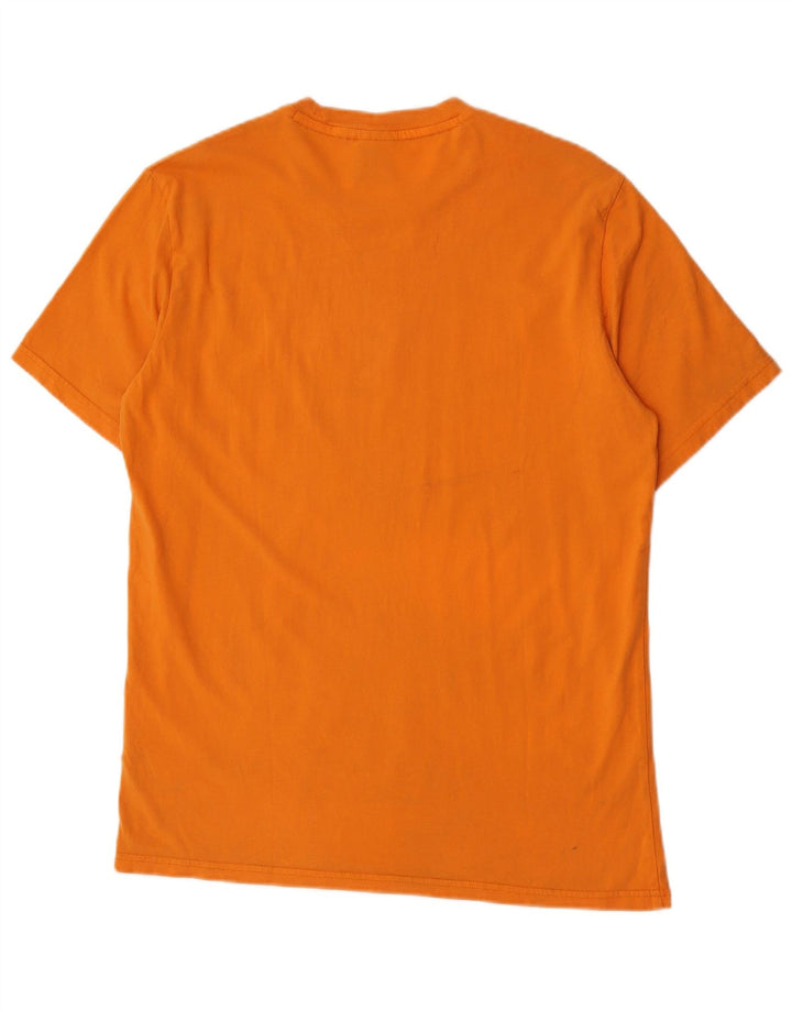 Ανδρικό γραφικό T-Shirt Champion Top μεγάλο πορτοκαλί βαμβακερό