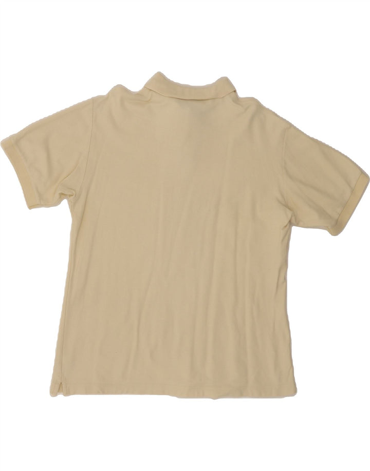 FILA Mens Polo Shirt IT 52 Large Beige Cotton Vintage Fila and Second-Hand Fila from Messina Hembry 