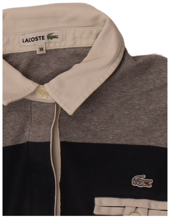 Γυναικείο μπλουζάκι ράγκμπι πόλο Lacoste, Μέγεθος 38, Μεσαίο μπλε ριγέ