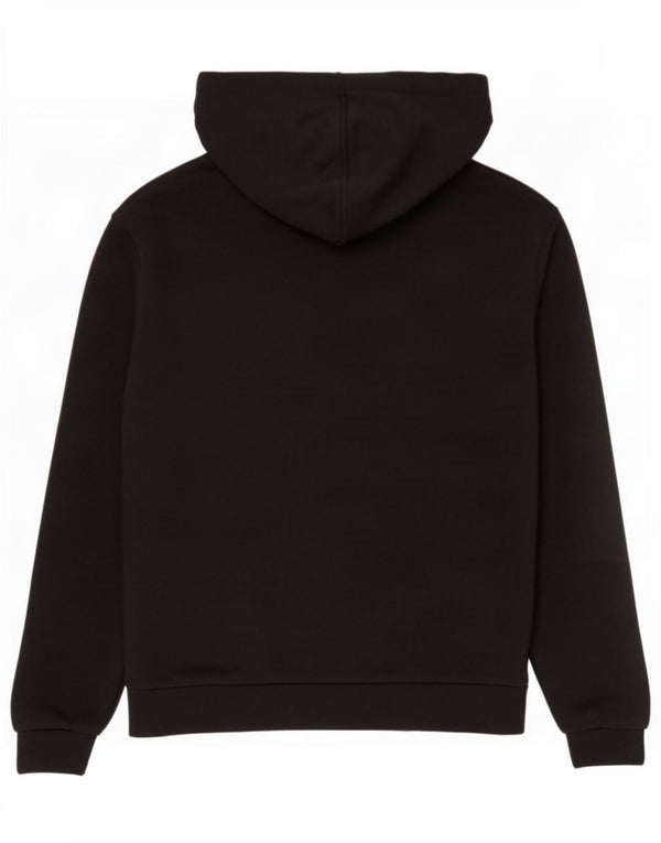 Topshop Womens Hoodie Jumper UK 12 Medium Black Polyester