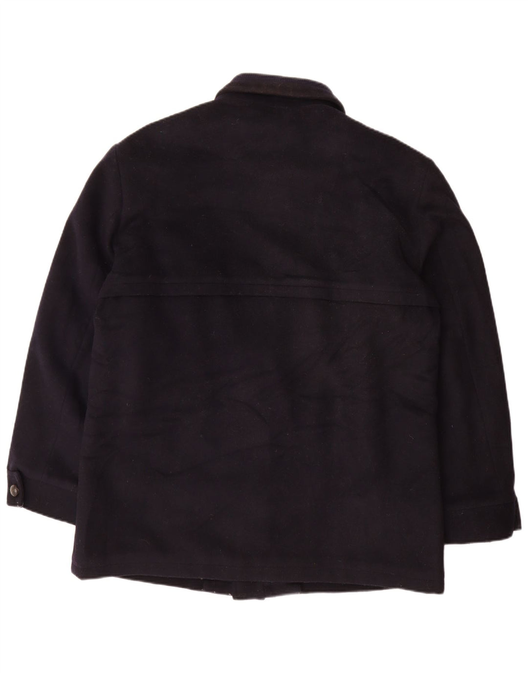 MC Gregor Mens Utility Jacket IT 54 2XL Navy Blue Check Wool Classic