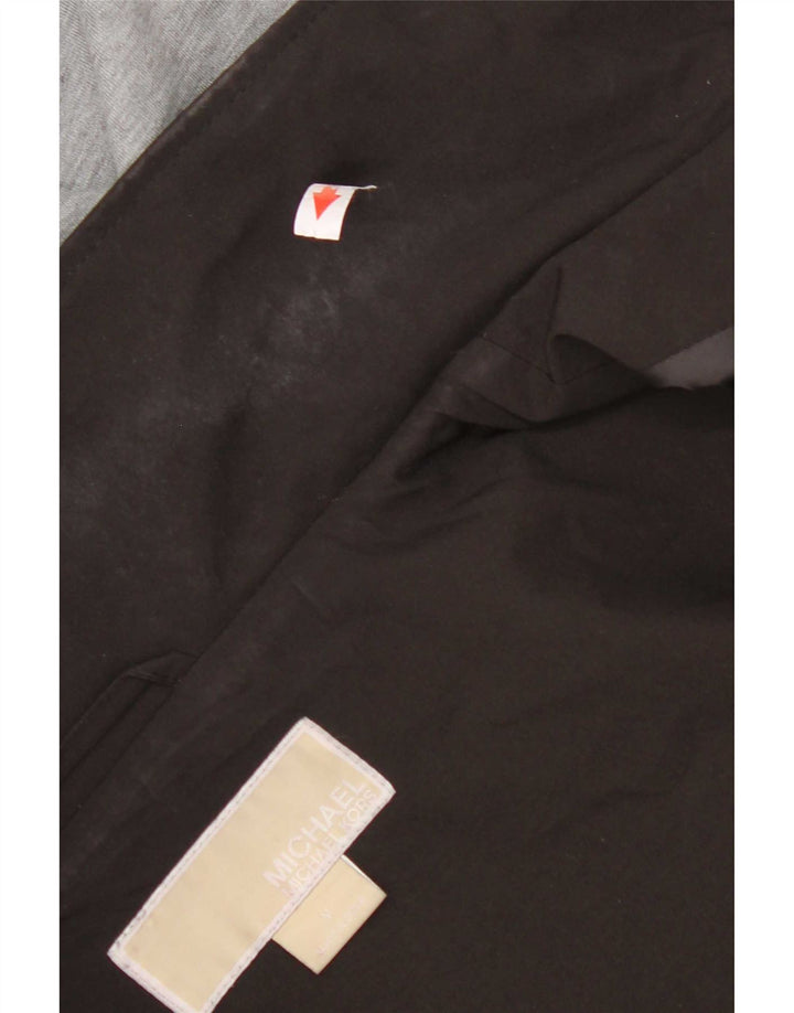 Michael Kors Γυναικείο Μπουφάν Parka με κουκούλα UK 14 Medium Μαύρο Πολυεστέρας