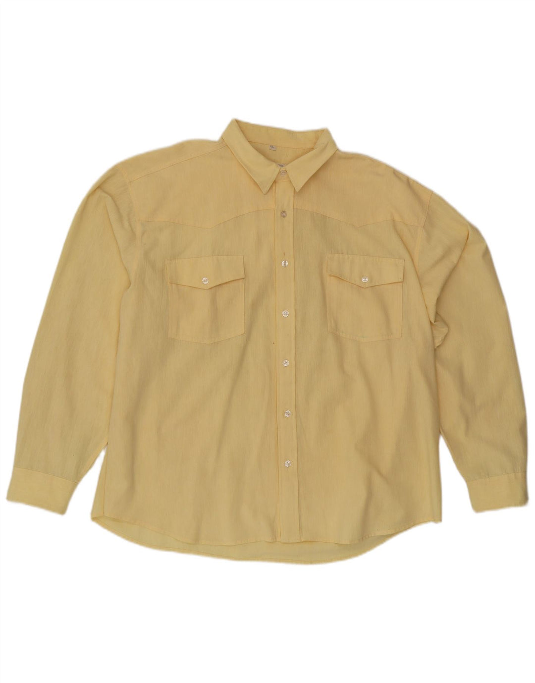 Ανδρικό πουκάμισο ARIZONA JEANS Μέγεθος 45/46 XL Κίτρινο βαμβακερό