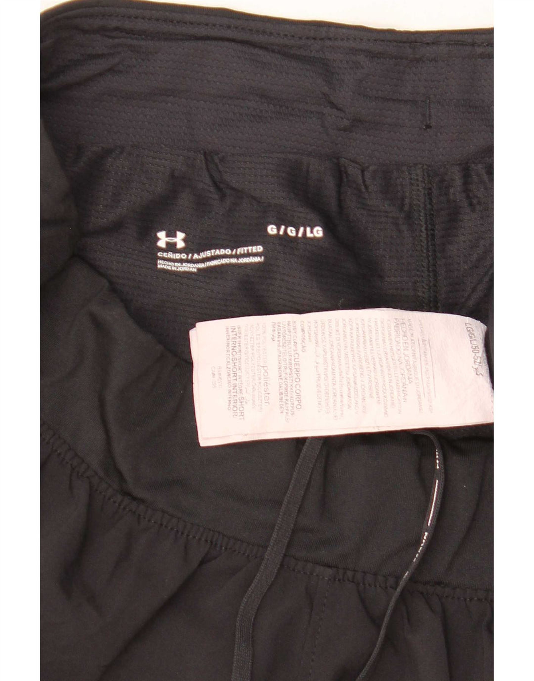 Under Armour Γυναικείο αθλητικό σορτς UK 14 μεγάλο μαύρο πολυεστέρα