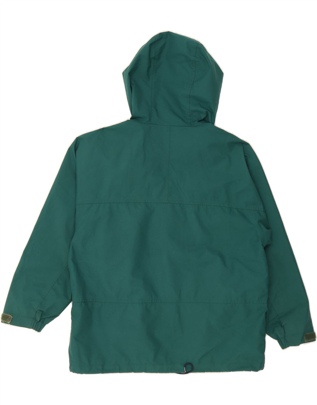 EDDIE BAUER Womens Oversized Hooded Rain Jacket UK 10 Small Green Nylon Vintage Eddie Bauer and Second-Hand Eddie Bauer from Messina Hembry 