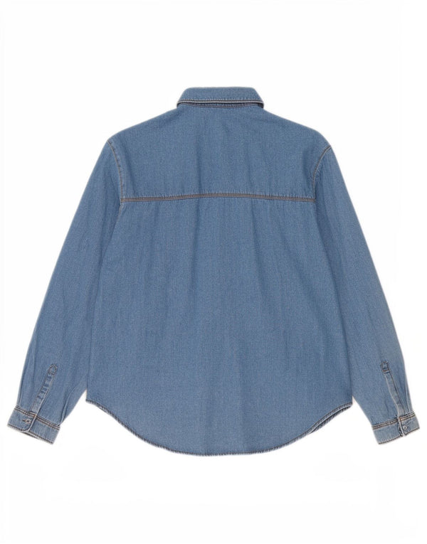 Zara Boys Denim πουκάμισο 13-14 ετών Μπλε βαμβακερό