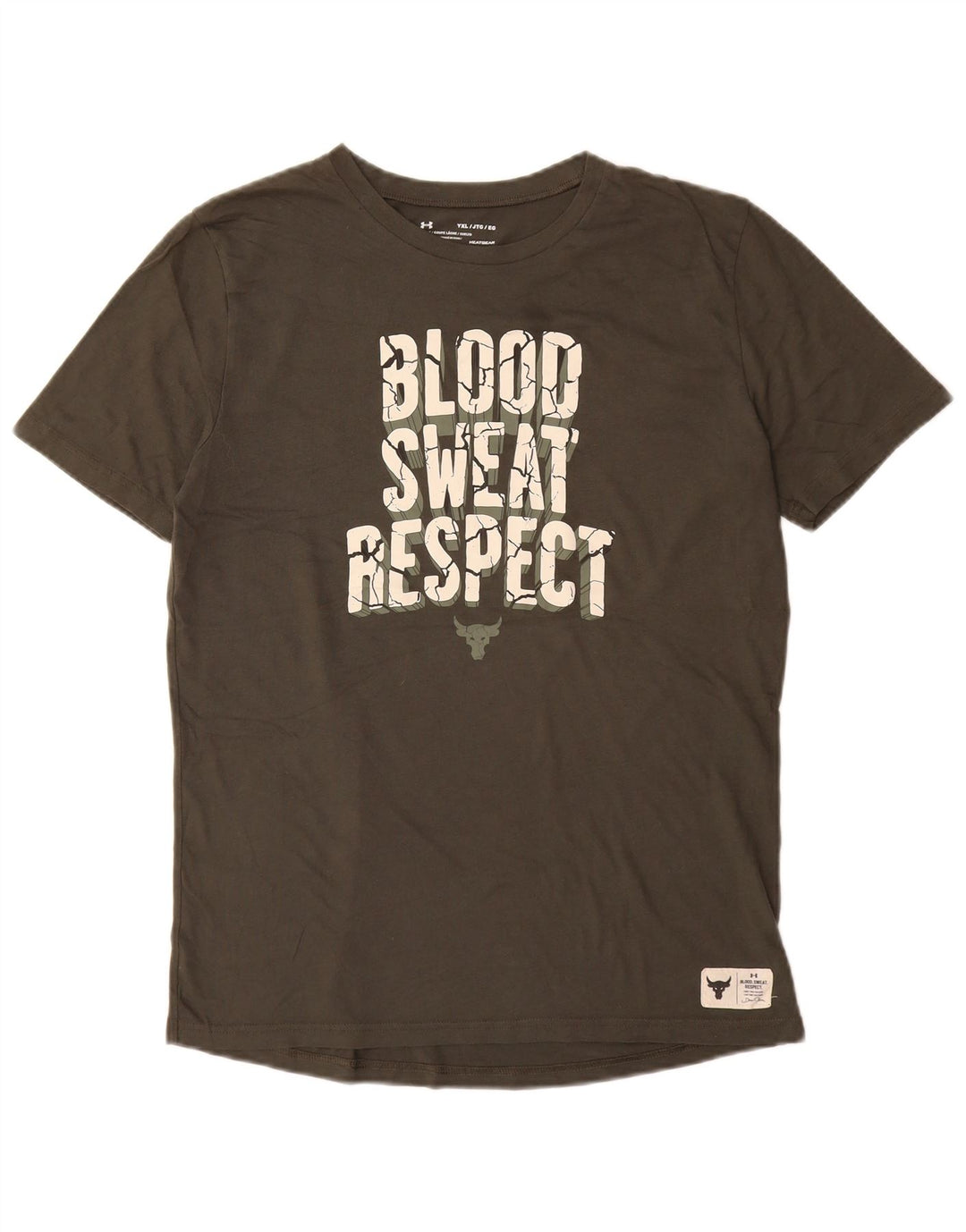 Γραφικό μπλουζάκι UNDER Armour Girl Heat Gear Top 13-14 Years XL Khaki