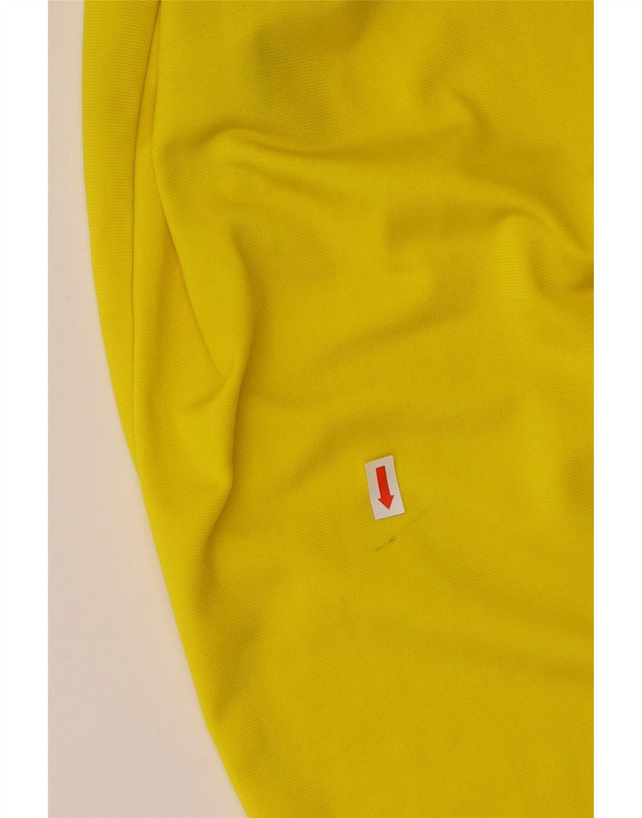 Γυναικεία αθλητική φόρμα ADIDAS Παντελόνι UK 8 Small Yellow Polyester