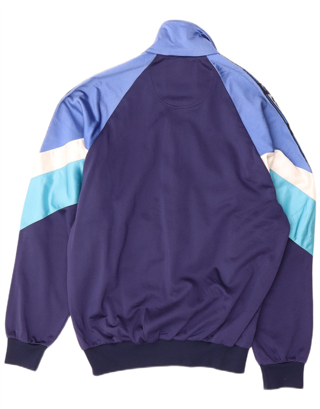 Ανδρική φόρμα γυμναστικής γραφική Asics Top μπουφάν μεσαίου μπλε χρώματος πολυαμίδης