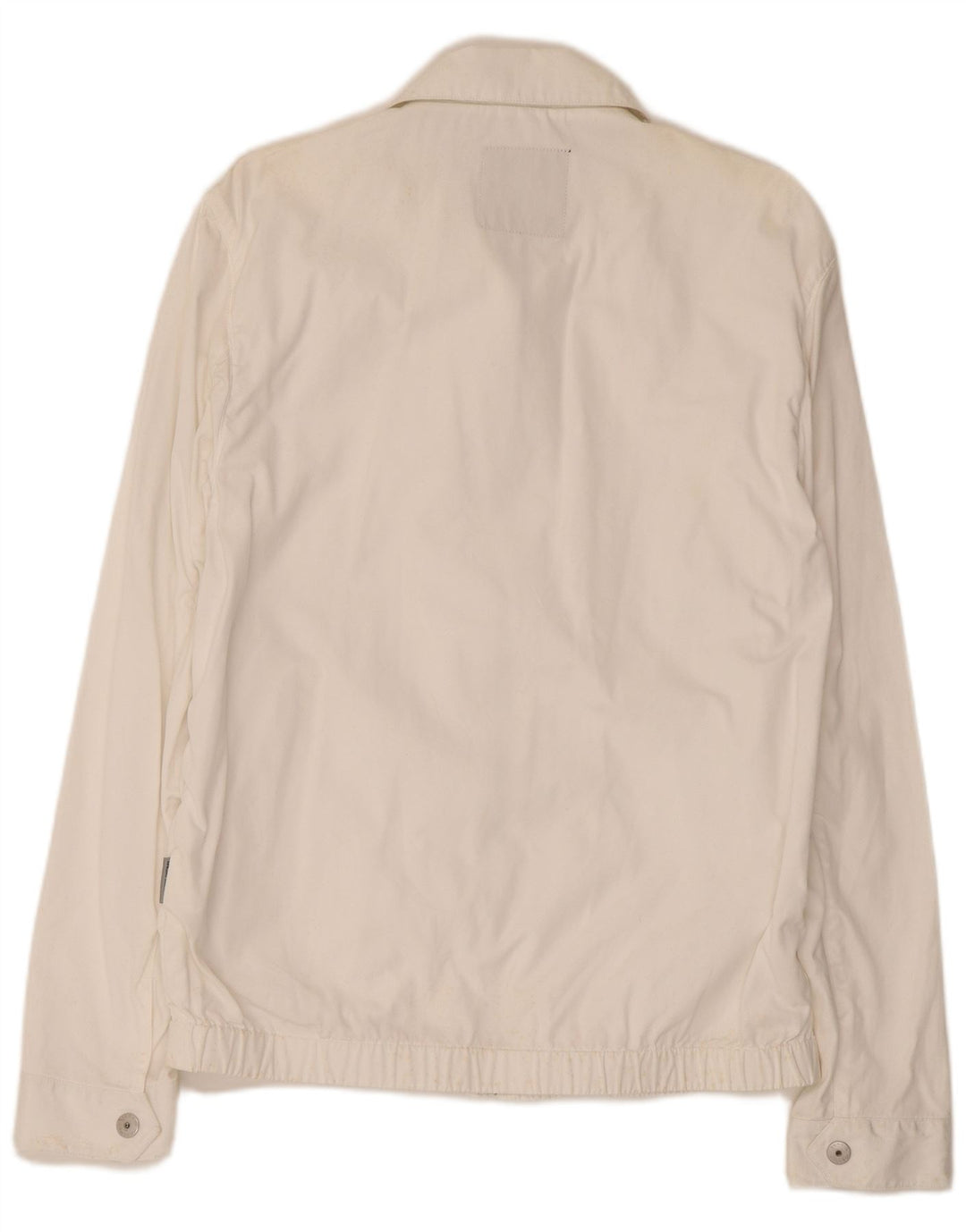 Sergio Tacchini Ανδρικό Bomber Jacket UK 40 μεγάλο λευκό βαμβακερό