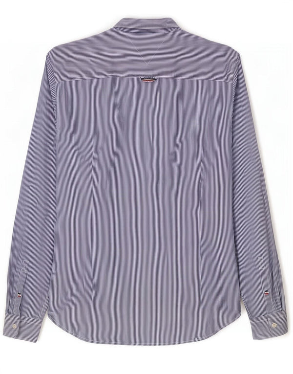 Ανδρικό πουκάμισο Tommy Hilfiger Slim Fit Βαμβακερό με μεσαίο μπλε ρίγες