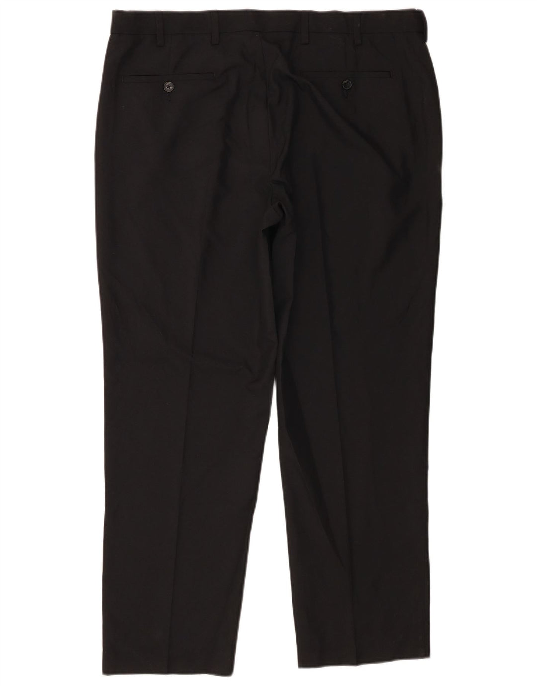 Marks & Spencer Ανδρικό παντελόνι Chino με κανονική εφαρμογή W38 L29 μαύρο πολυεστέρα