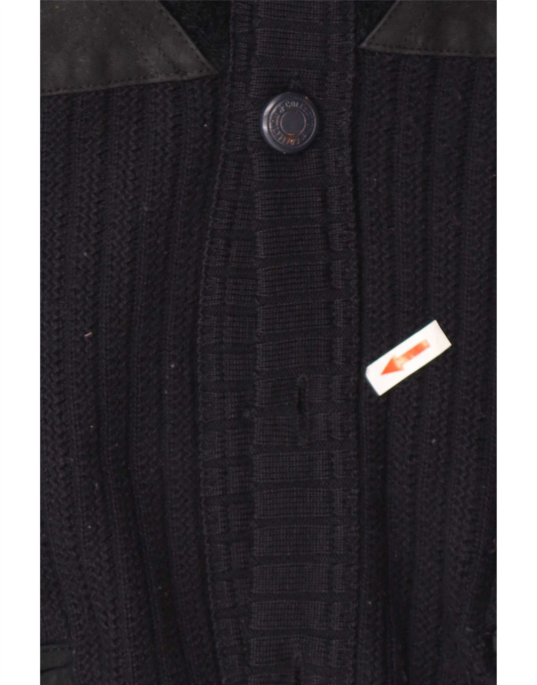 Ανδρικό πουλόβερ ζακέτα Malagrida Medium Navy Blue Colourblock