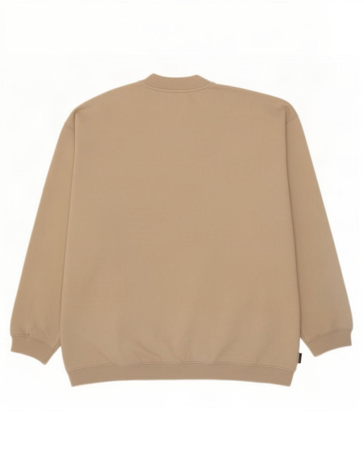 Ανδρικό φούτερ Reebok Jumper Μεγάλο Μπεζ Βαμβακερό