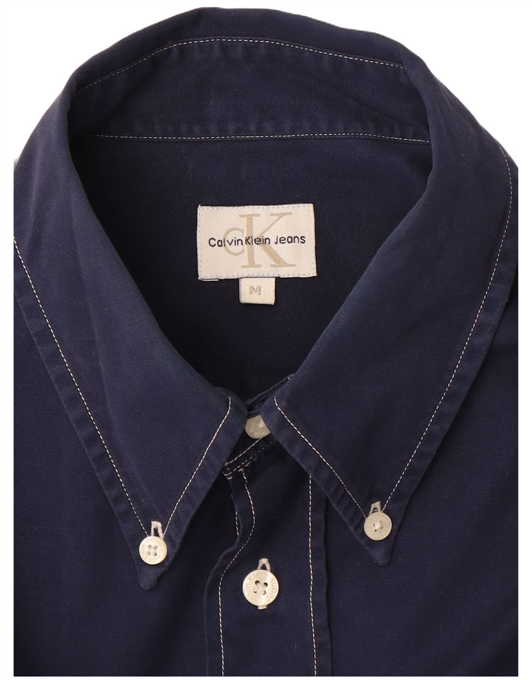 Ανδρικό πουκάμισο Calvin Klein Jeans Medium Navy Blue
