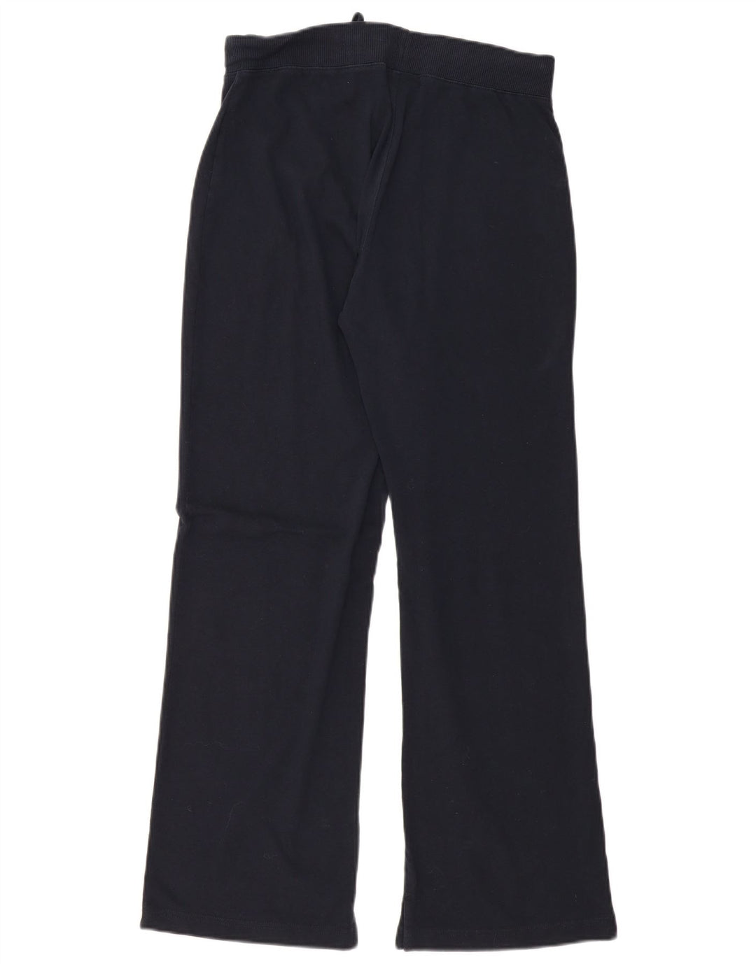 REEBOK Womens Tracksuit Trousers UK 12 Medium  Navy Blue Cotton