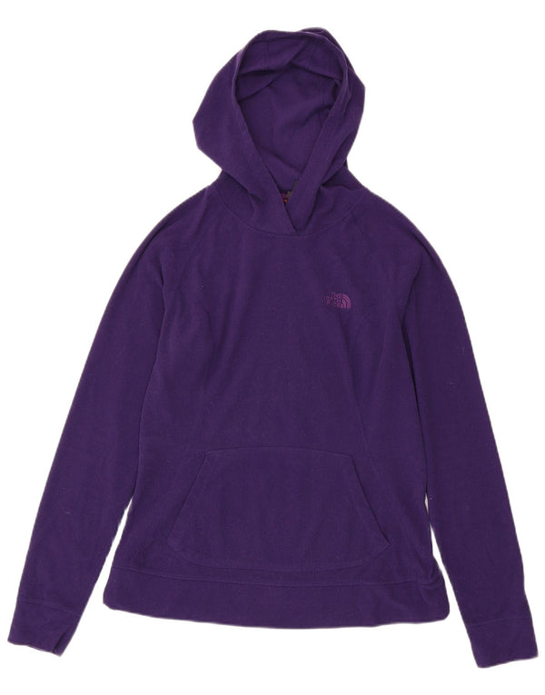 The North Face Γυναικεία Fleece Hoodie Jumper UK 12 Medium Purple Polyester