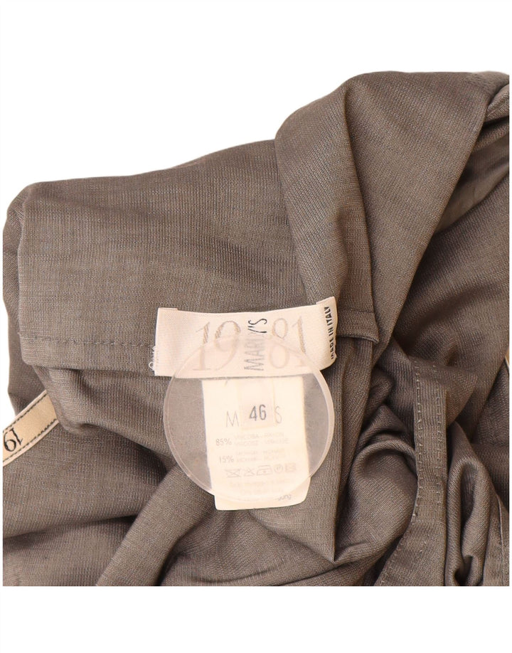 Marly's 1981 Hooded Bomber Jacket IT 46 Large Grey Viscose