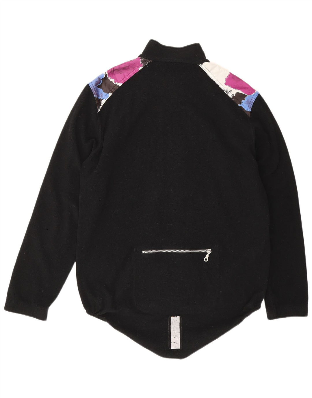Loffler Ανδρικό Fleece Jacket UK 38 Medium Black Geometric