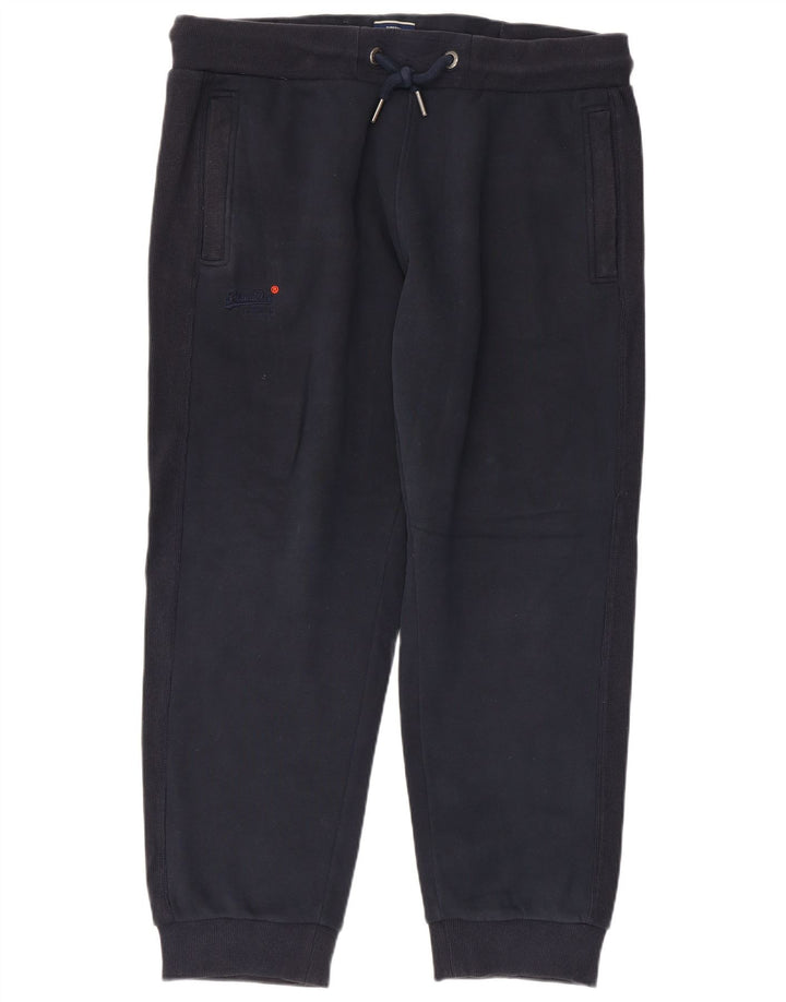 Ανδρική φόρμα Superdry Παντελόνι Joggers 2XL Navy Blue Cotton