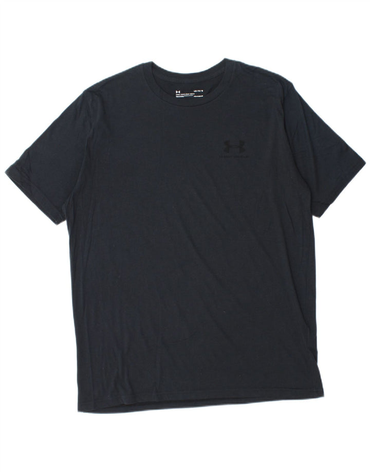 Ανδρικό μπλουζάκι UNDER Armour Heat Gear Top μεγάλο μαύρο βαμβακερό