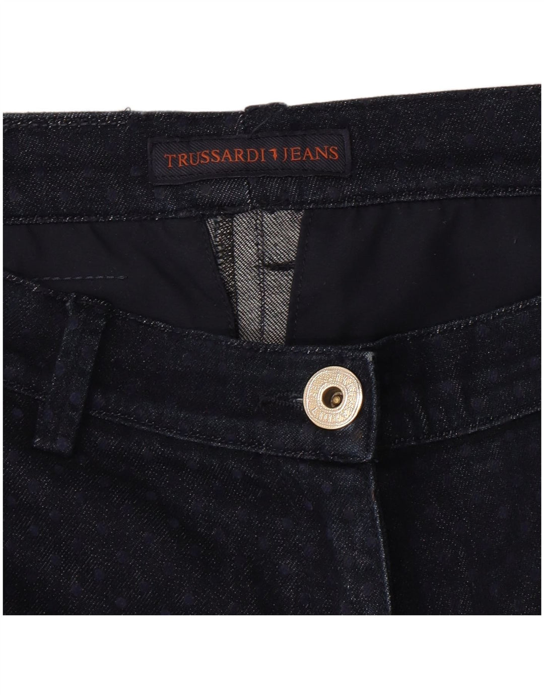 Γυναικείο τζιν Trussardi ίσιο W30 L27 Navy Blue Spotted