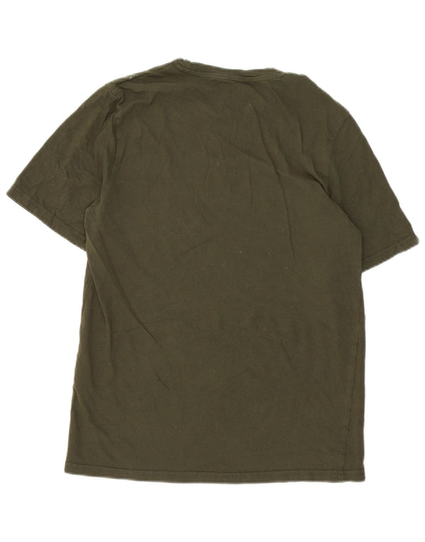 Ανδρικό γραφικό μπλουζάκι Jack & Jones Top Medium Khaki Cotton