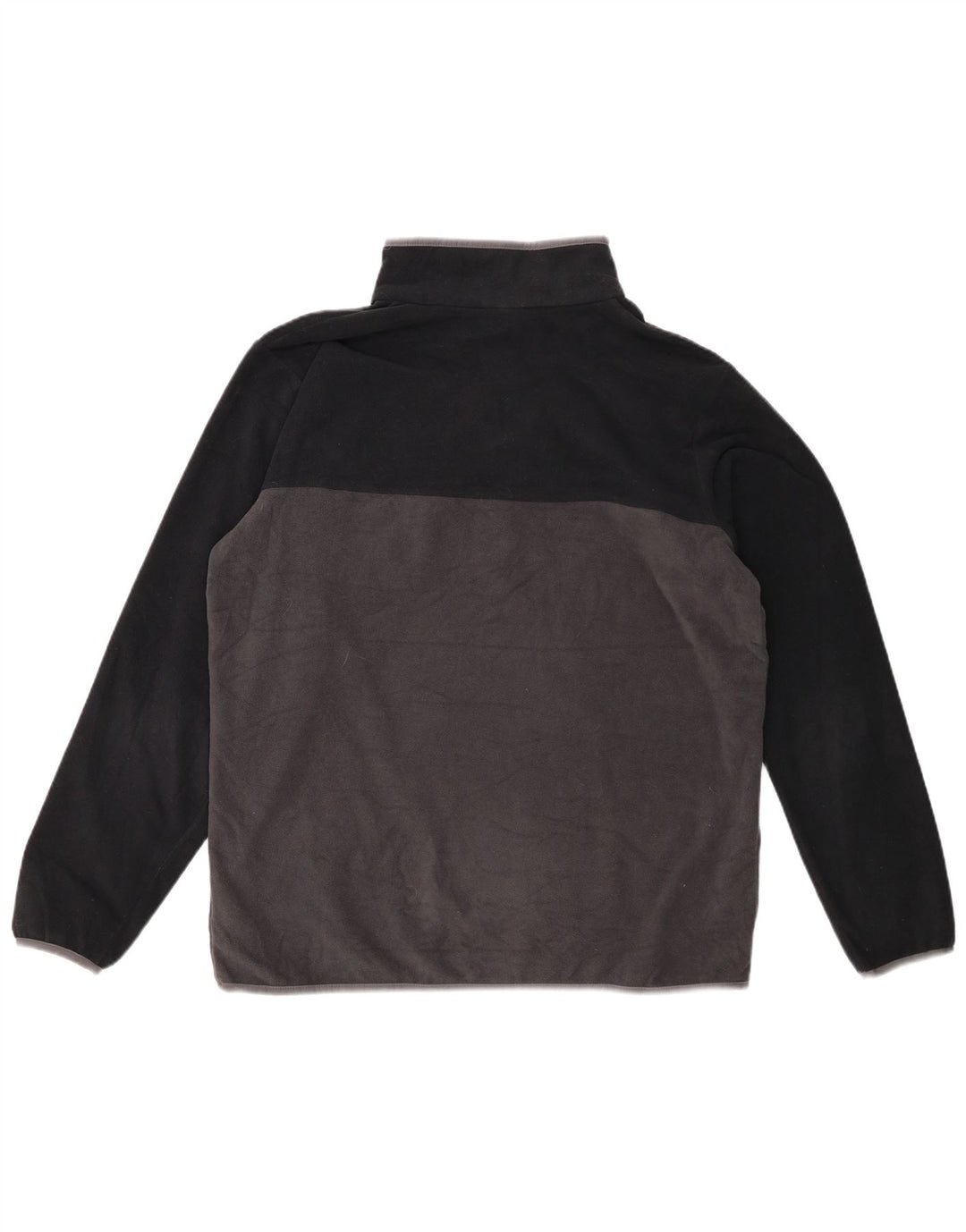 Columbia Ανδρικό λαιμό με κουμπιά Fleece Jumper Μεγάλο γκρι χρώμα πολυεστέρας