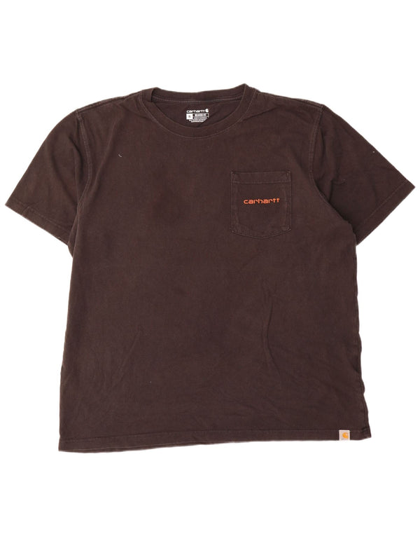Carhartt Ανδρικό T-Shirt Relaxed Fit Top XL μαύρο βαμβακερό