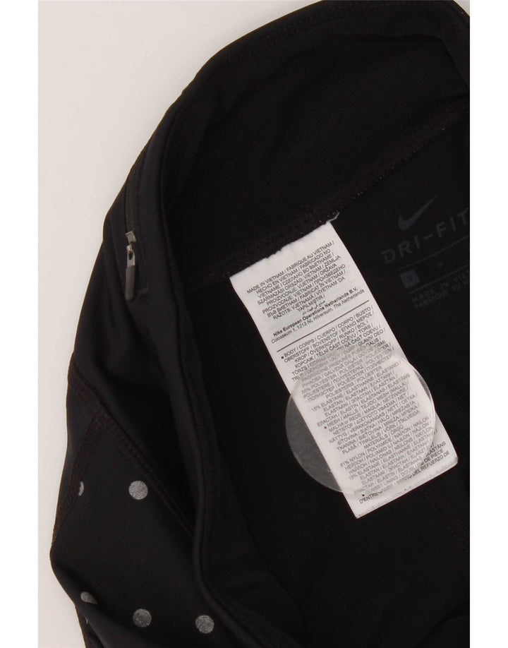 Γυναικεία κολάν Nike Dri Fit UK 10 Small Black Pot Polyester
