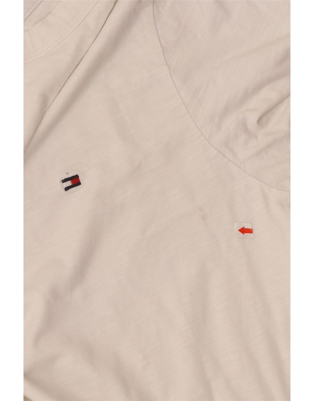 Tommy Hilfiger Ανδρικό T-Shirt με κανονική εφαρμογή, μικρό λευκό βαμβακερό