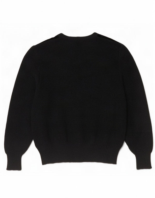 Vintage Γυναικείο Ζακέτα πουλόβερ IT 48 XL Μαύρο Paisley Mohair