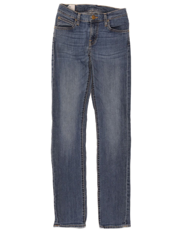 Lee Womens Jade Slim Jeans W27 L33 Blue Cotton